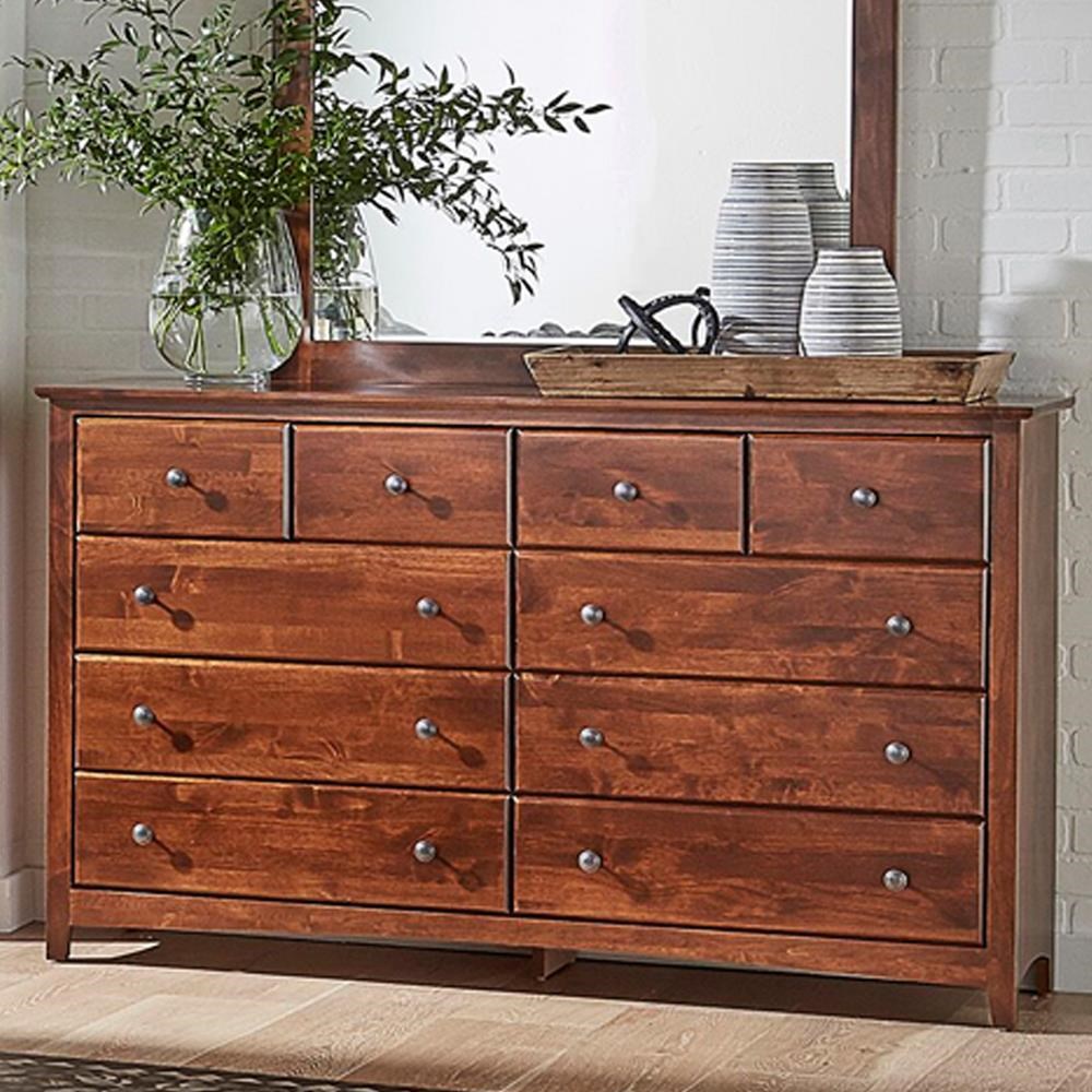 Solid wood 10 discount drawer dresser